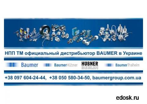 Энкодеры, ограничители скоростей и тахогенераторы Baumer