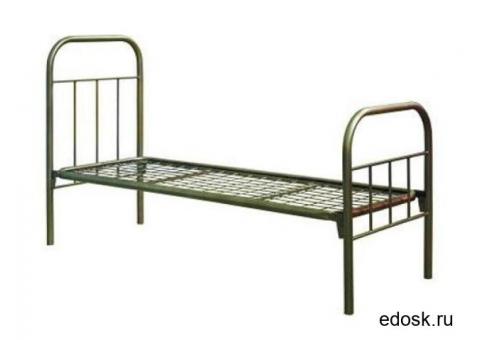 Кровати на металлокаркасе с пружинами или сварными сетками