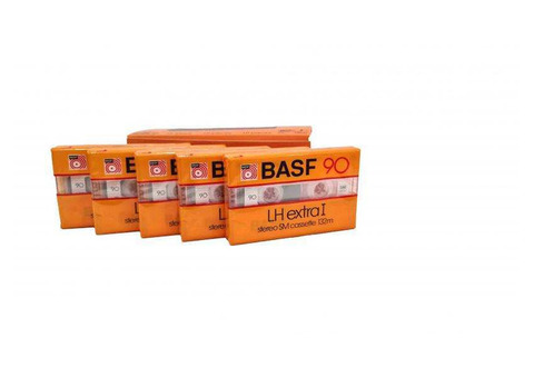 Новые аудиокассеты запечатанные BASF LH extra I 90