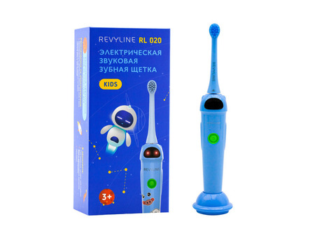 Зубная щетка Revyline RL 020 Kids в синем корпусе
