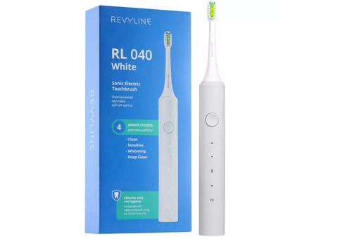 Зубная щетка Revyline RL 040 в белом дизайне против кариеса