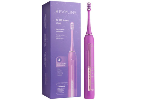 Новая зубная щетка Revyline RL 070 Violet с 4 режимами